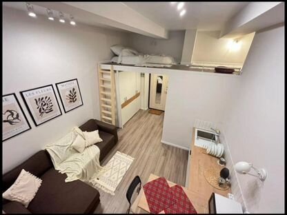 Квартира-студия, 26 м², 2 кровати, Санкт-Петербург
