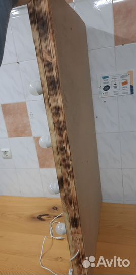 Гримерное зеркало лофт