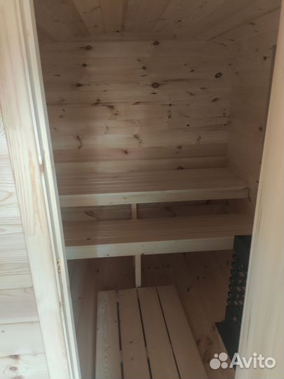 Баня бочка квадро