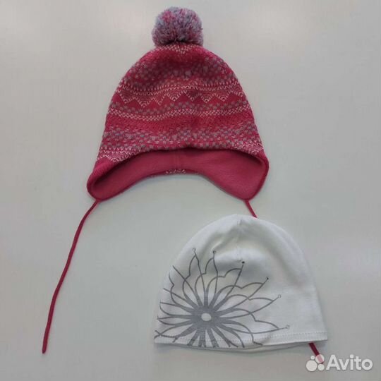 Шапки разных размеров Reima, Janus, H&M и другие