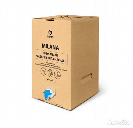 Крем-мыло жидкое увлажняющее Milana 