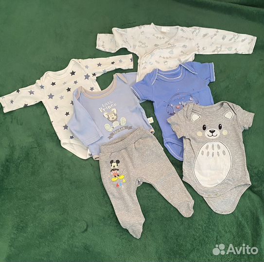 Пакет вещей на мальчика (0-3 мес)