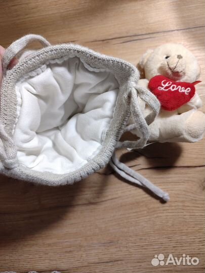 Шапка для новорожденного зима