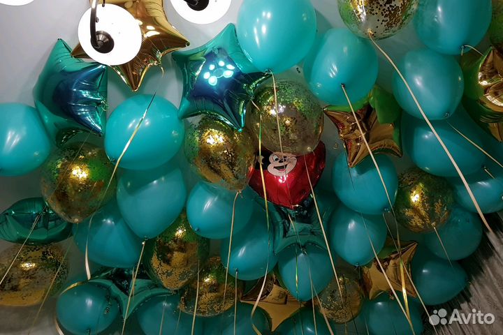 Гелевые шары,цифры