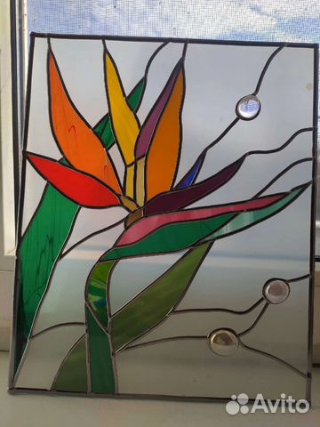 Витраж накладной, образец