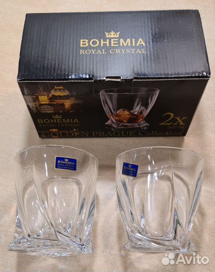 Набор стаканов для виски Grand, Bohemia crystal