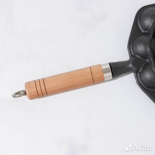 Сковорода чугунная 'Сферос', 14 ячеек, 36x17x2,5 с