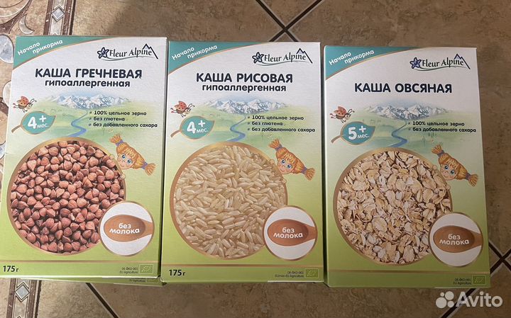 Fleur Alpine каша безмолочная