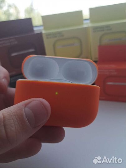 Силиконовый чехол на airpods pro