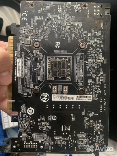 Видеокарта GTX 1650 Super