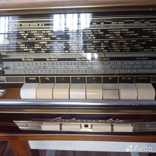 Ламповый радиоприемник saba с гарантией