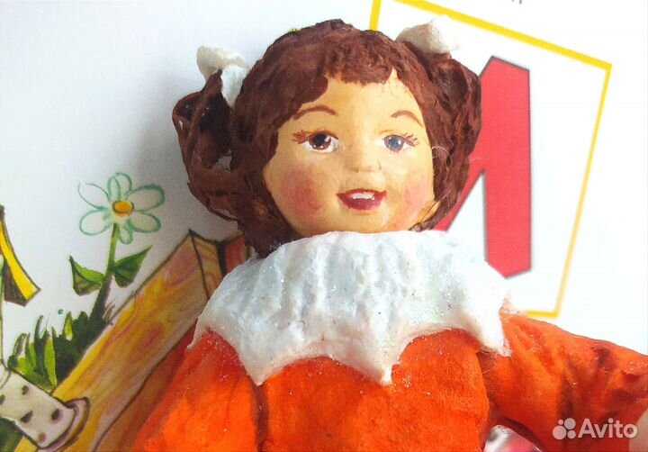 Ватные елочные игрушки