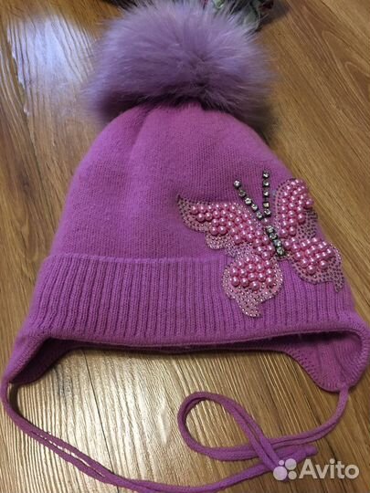 Шапка зимняя для девочки