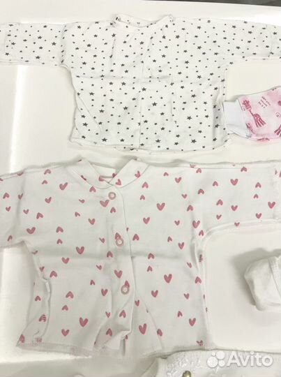 Распашонки для новорожденных 1-3 месяца