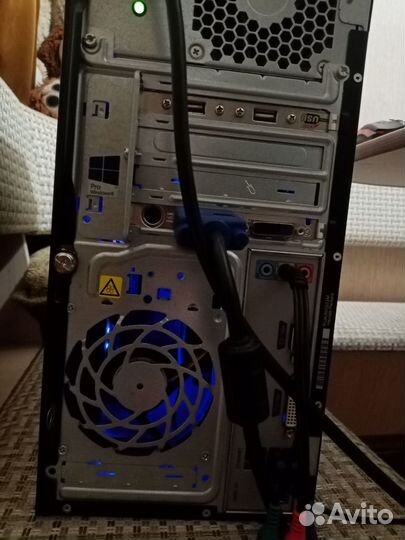 Игровой системный блок с монитором
