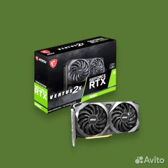 Новая видеокарта MSI RTX 3060 ventus 2X 12G