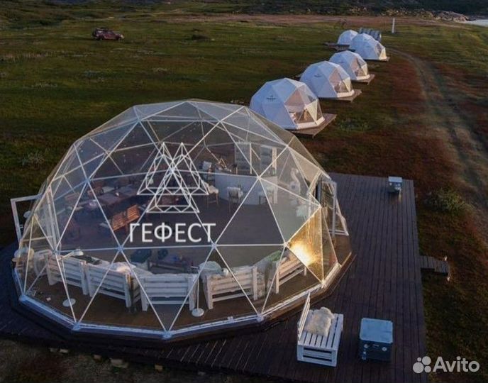 Геокупол сфера, купольный шатер