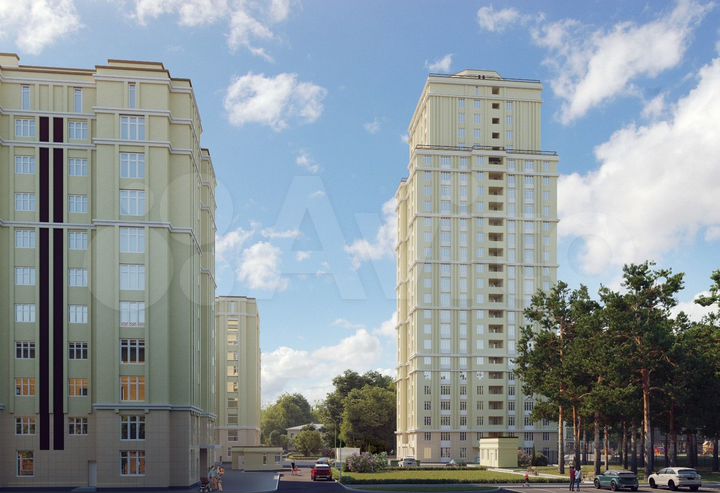 2-к. квартира, 63,9 м², 4/10 эт.