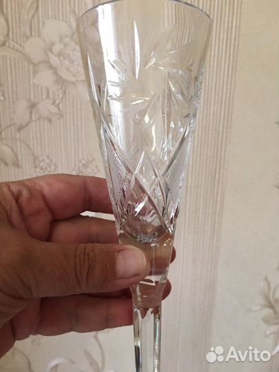 Фужеры хрустальные СССР