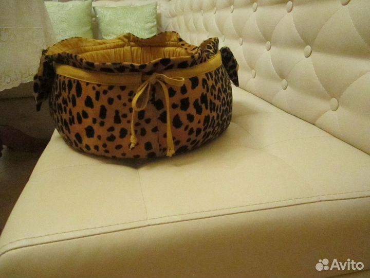 Лежанка леопардовая для кошек