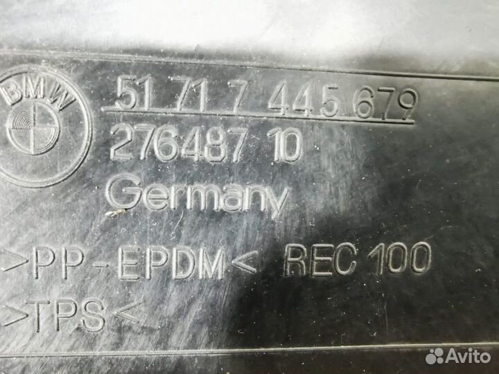 Защита бампера переднего левая BMW X3 G01 2020