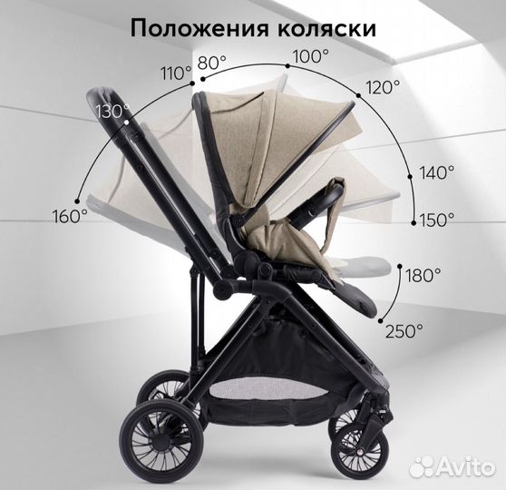 Коляска прогулочная Happy Baby Avery