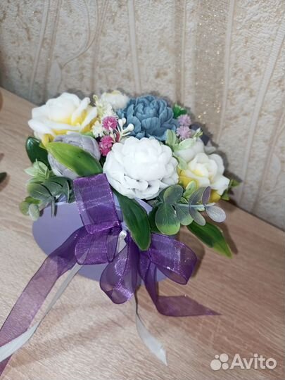 Букет цветов из мыла