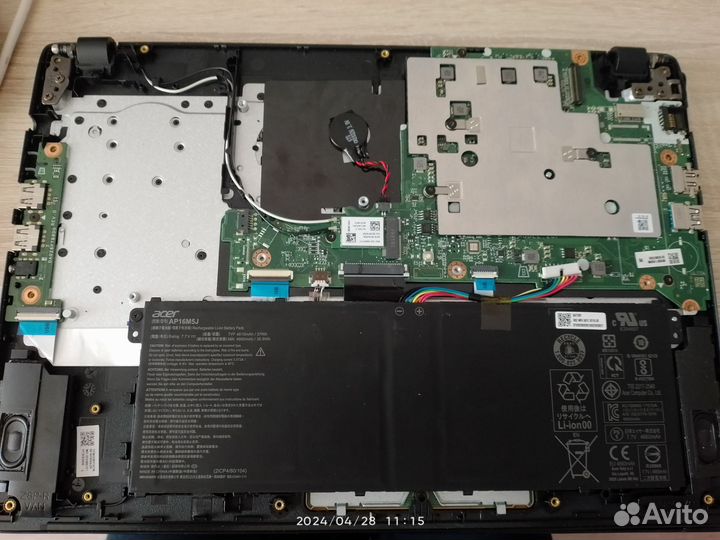 Ноутбук acer на запчасти