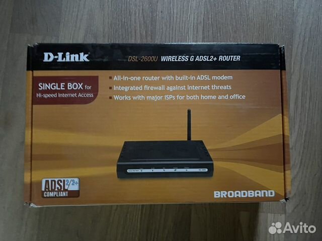 Роутер DSL-2600U