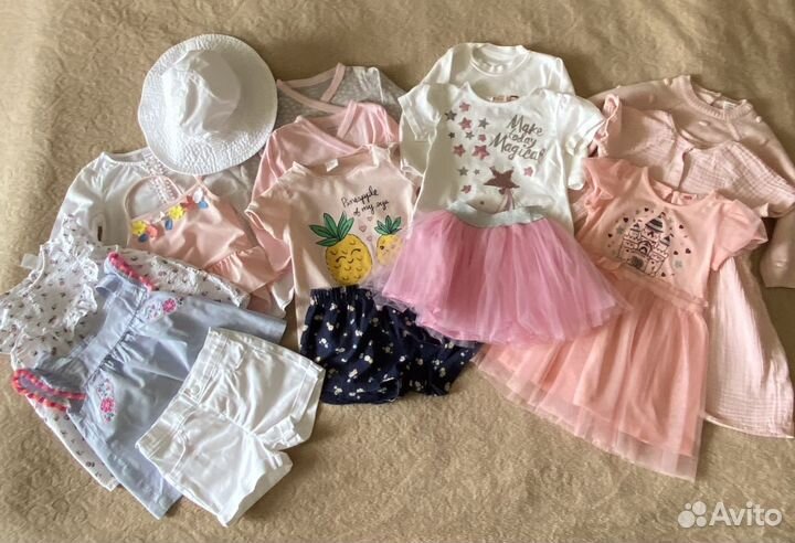 На доставке Одежда на девочку 80 86 92 carters hm