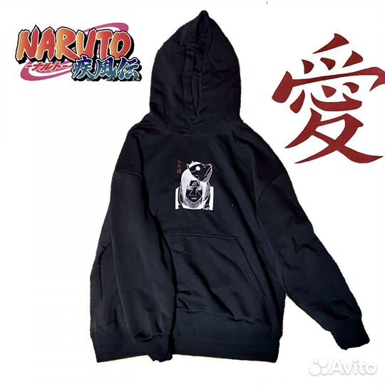 Худи с вышивкой Итачи из аниме Наруто