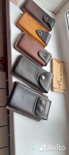 Чехол кобура для телефона,нат кожа