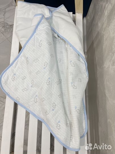 Плед для новорожденного OVS двухсторонний