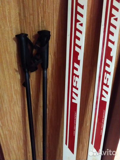 Комплект (лыжи, палки, крепления и ботинки) СССР