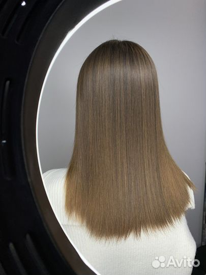 Кератиновое выпрямление