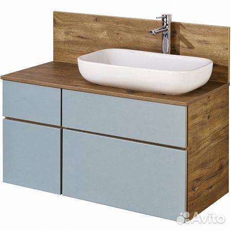 Тумба с раковиной 1A2569K0MIX30 Мишель 100 Дуб Ру