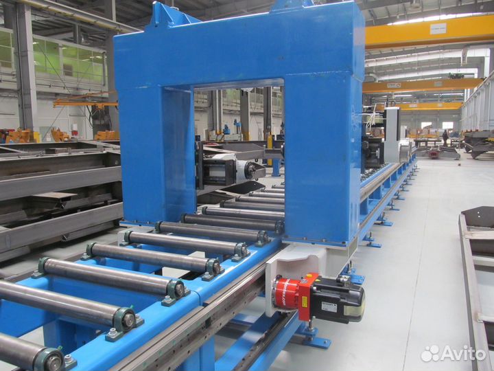 Автоматизированная линия обсверловки балки