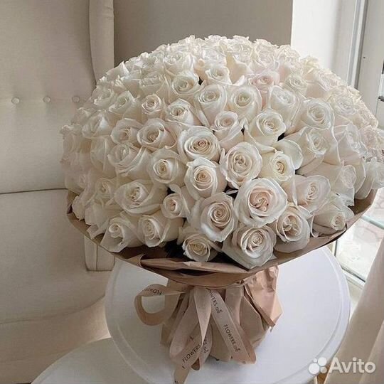 Цветы букеты 101 роза