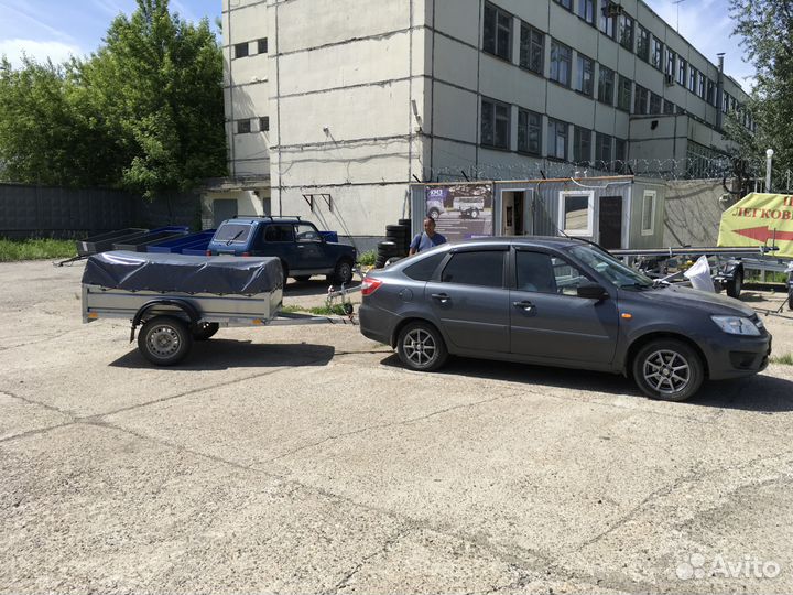 Прицеп кмз 2,2х1,25м, оцинкованный весь