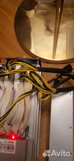 Asic antminer l3+ 504 Mh Ref