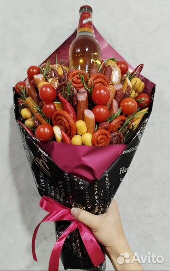 Мужские букеты съедобные