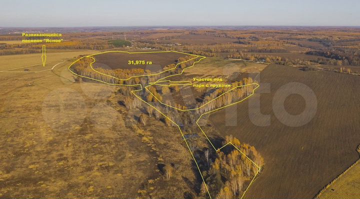 Участок 31,98 га (СНТ, ДНП)