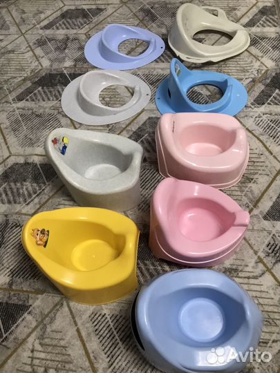 Горшок и накладки на унитаз детские