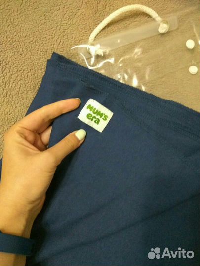 Трикотажный слинг шарф