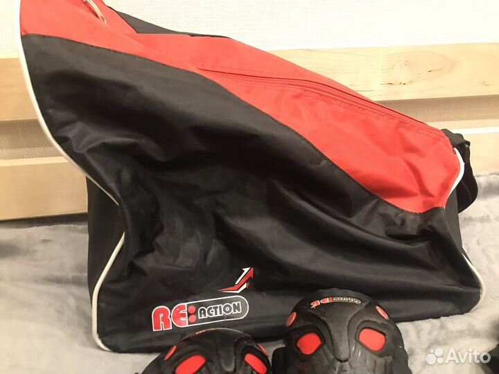 Ролики с комплектом защиты reaction детские