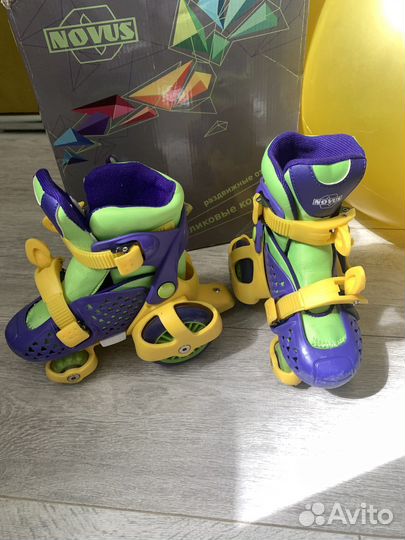 Роликовые коньки детские раздвижные 26-29