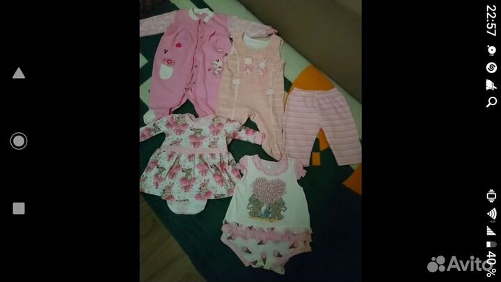 Вещи пакетом на девочку