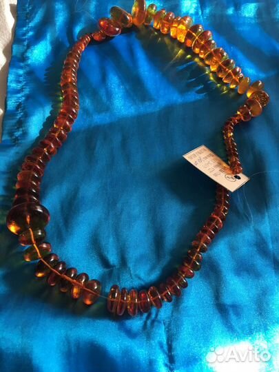 Бусы из янтаря СССР