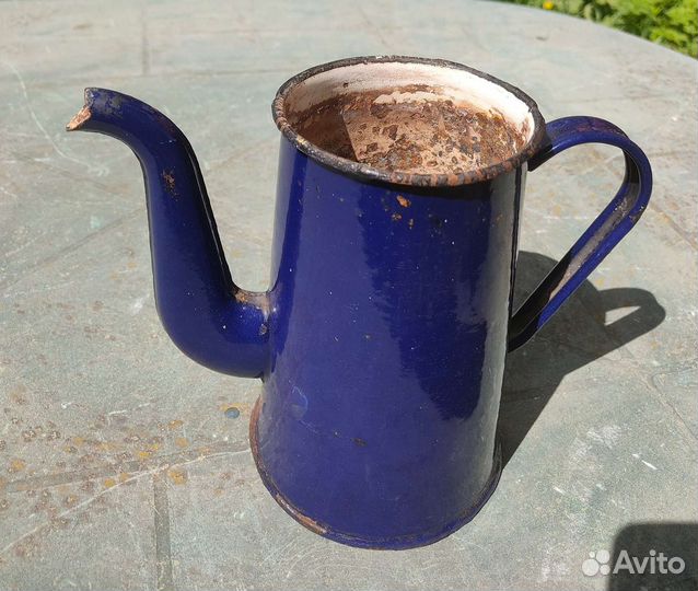 Кофейник эмалированный СССР