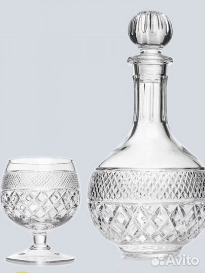 Хрустальный набор для коньяка